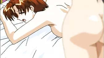 Shemale Girl's Deep Fuck and Cum in Anime Hentai