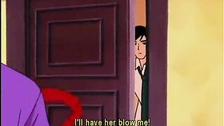 Hentai Foursome with Busty Anime Girls and Big Cocks