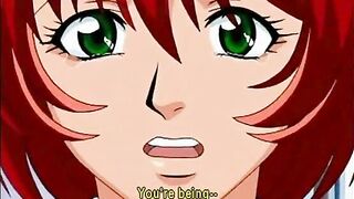 Hentai Foursome with Busty Anime Girls and Big Cocks
