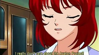 Hentai Foursome with Busty Anime Girls and Big Cocks