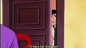 Hentai Foursome with Busty Anime Girls and Big Cocks