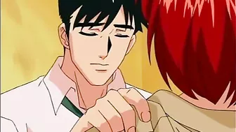 Hentai Foursome with Busty Anime Girls and Big Cocks