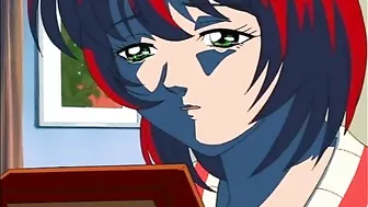 Hentai Foursome with Busty Anime Girls and Big Cocks