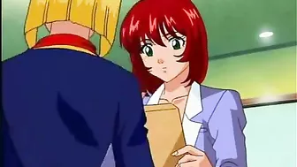 Hentai Foursome with Busty Anime Girls and Big Cocks