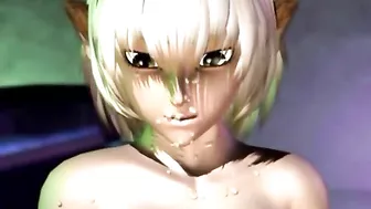 Two Horny Anime Elves with Dick-Fucking Action in Cartoon Hentai