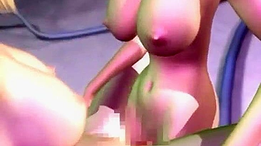 Elf Anime Porn - Two Hot Elves Fuck until Orgy