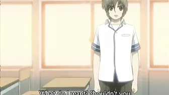 Bondage Hentai Coed Watches Friend getting fucked in classroom, anime, bondage, hentai, coed