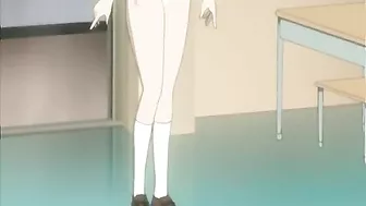 Bondage Hentai Coed Watches Friend getting fucked in classroom, anime, bondage, hentai, coed