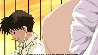 Anime Japanese Fingering Pussy and Licking Tits in Hentai