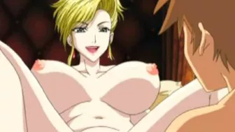 Blonde Babe Rides Stiff Dick in Steamy Hentai Anime Blonde Babe Rides Stiff Dick in Steamy Hentai Anime