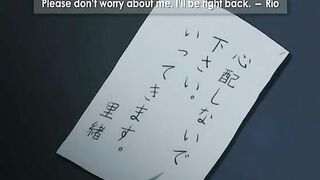 Japanese Hentai Sucking and Riding her Boss's Big Cock