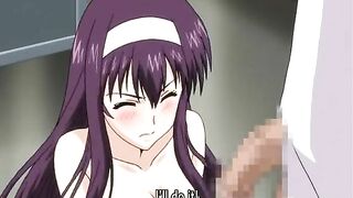 Japanese Hentai Sucking and Riding her Boss's Big Cock