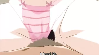 Japanese Hentai Sucking and Riding her Boss's Big Cock