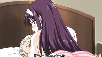 Japanese Hentai Sucking and Riding her Boss's Big Cock