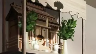 Japanese Hentai Sucking and Riding her Boss's Big Cock