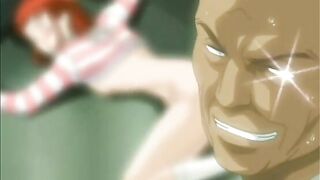 Roped Hentai Cutie Sucking And Fucking Big Cock In The Bus, anime,  roped,  hentai
