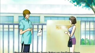Roped Hentai Cutie Sucking And Fucking Big Cock In The Bus, anime,  roped,  hentai