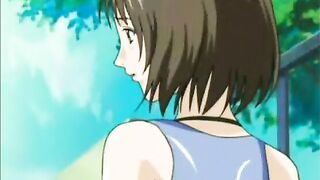 Roped Hentai Cutie Sucking And Fucking Big Cock In The Bus, anime,  roped,  hentai