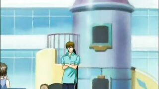 Roped Hentai Cutie Sucking And Fucking Big Cock In The Bus, anime,  roped,  hentai