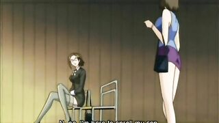 Roped Hentai Cutie Sucking And Fucking Big Cock In The Bus, anime,  roped,  hentai
