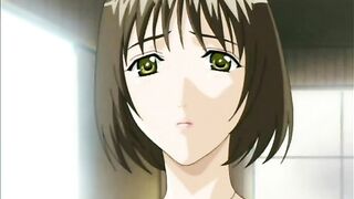 Roped Hentai Cutie Sucking And Fucking Big Cock In The Bus, anime,  roped,  hentai
