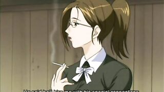 Roped Hentai Cutie Sucking And Fucking Big Cock In The Bus, anime,  roped,  hentai