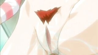 Roped Hentai Cutie Sucking And Fucking Big Cock In The Bus, anime,  roped,  hentai