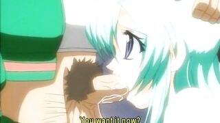 Coed Hentai Sucks Big Dick and Self-Fingers Pussy, anime, coed, hentai, sucks, bigdick