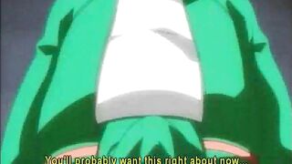 Coed Hentai Sucks Big Dick and Self-Fingers Pussy, anime, coed, hentai, sucks, bigdick