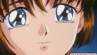 Cute Japanese Anime All-Hole Poked by Monster Tentacles