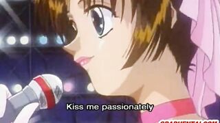 Cute Japanese Anime All-Hole Poked by Monster Tentacles