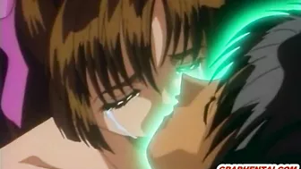 Cute Japanese Anime All-Hole Poked by Monster Tentacles