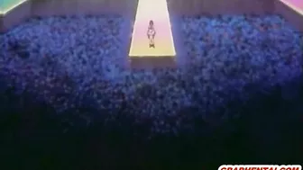 Cute Japanese Anime All-Hole Poked by Monster Tentacles