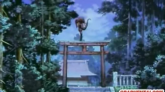 Cute Japanese Anime All-Hole Poked by Monster Tentacles