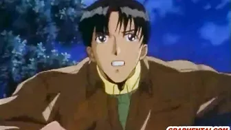 Cute Japanese Anime All-Hole Poked by Monster Tentacles