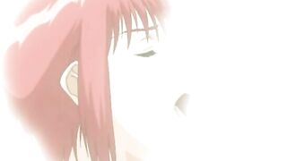 Anime Redhead Hentai with Standing Wet Pussy gets Fucked