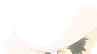 Anime Redhead Hentai with Standing Wet Pussy gets Fucked