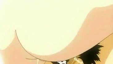 Anime Redhead Hentai with Standing Wet Pussy gets Fucked