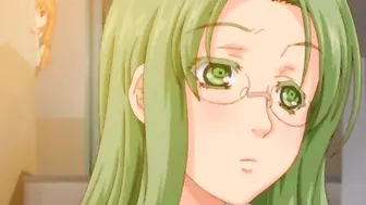 Japanese Hentai Schoolgirl Squeezing Tits and Hot Poking