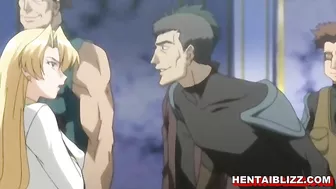 Gangbanged by Bandits - A Blonde Hentai with Big Tits