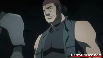 Gangbanged by Bandits - A Blonde Hentai with Big Tits