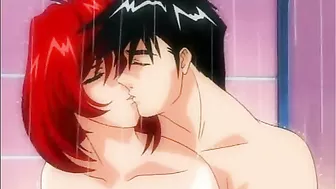 Hentai Fingering and Hot Poking in the Shower - Busty Anime