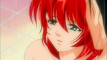 Hentai Fingering and Hot Poking in the Shower - Busty Anime