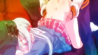 Coed Hentai Sucking Big Cock and Wet Pussy Fucking - Anime, Coed, Hentai, Sucking