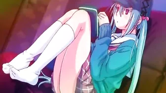 Coed Hentai Sucking Big Cock and Wet Pussy Fucking - Anime, Coed, Hentai, Sucking