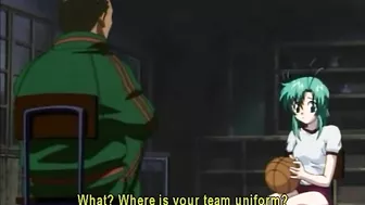 Japanese Basketball Coach's Hentai Fetish - Fingering Pussy and Squeezing Breasts