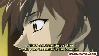 Blonde Hentai With Big Tits Gets Licked Her Pussy