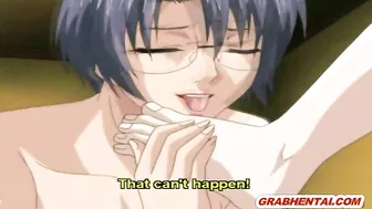 Blonde Hentai With Big Tits Gets Licked Her Pussy