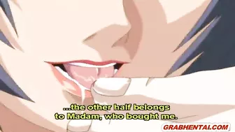 Blonde Hentai With Big Tits Gets Licked Her Pussy