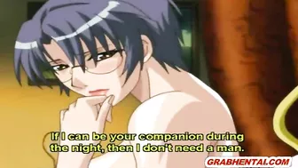 Blonde Hentai With Big Tits Gets Licked Her Pussy